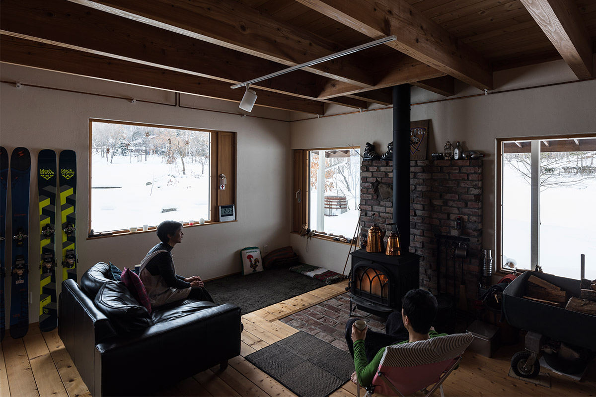 北海道の薪ストーブのある移住生活