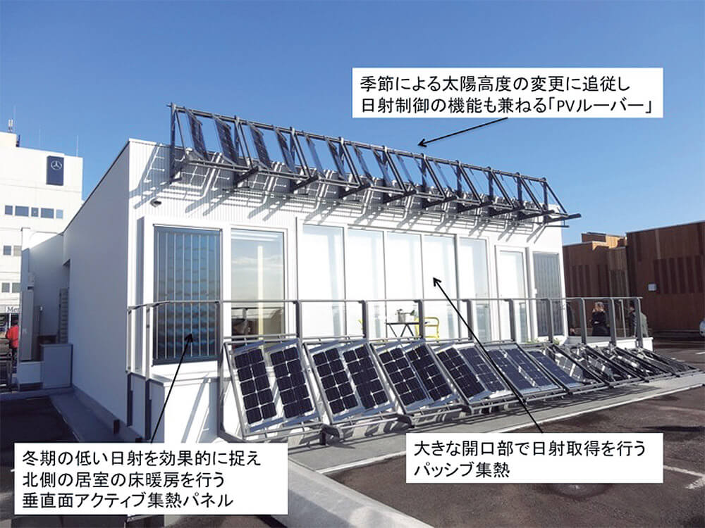 写真8 エネマネハウス東大の南側外観