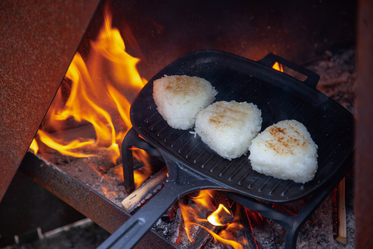 焼きおにぎりもできちゃう