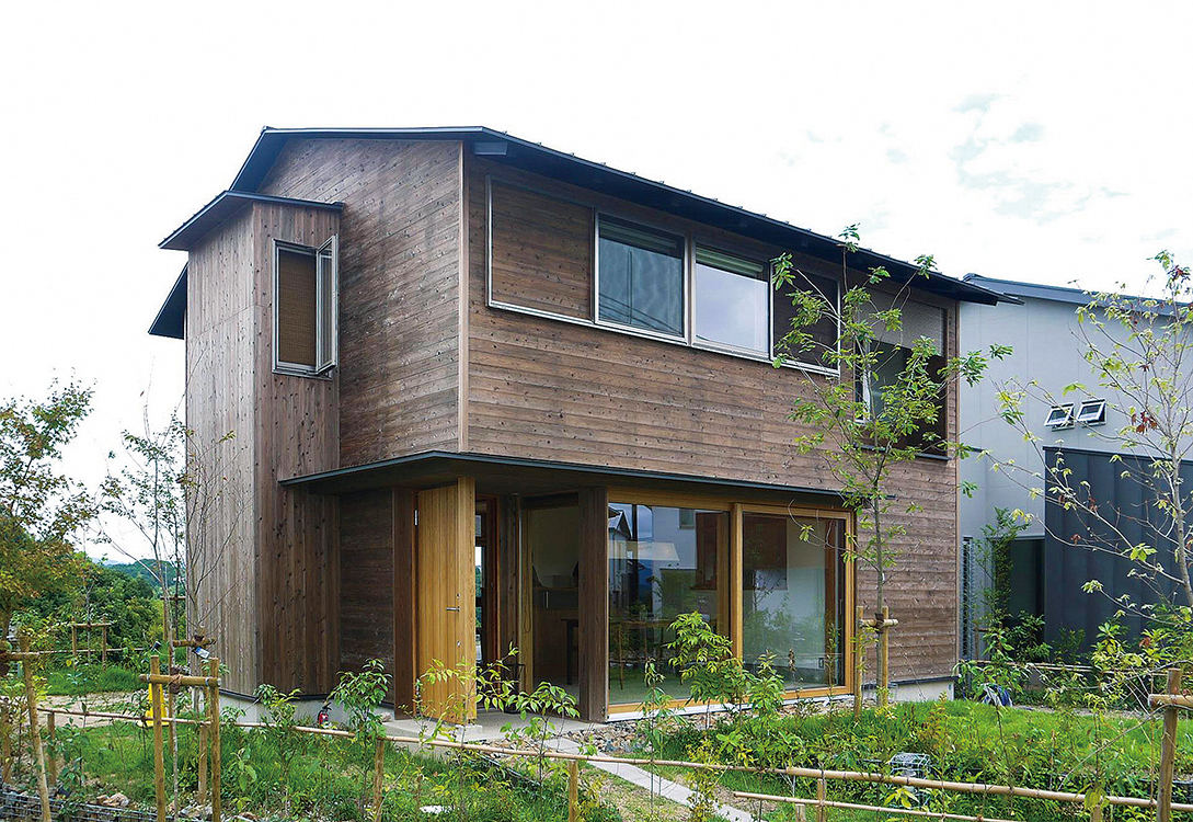 里山住宅博 in KOBEで公開しているヴァンガードハウス「これからの家」の外観