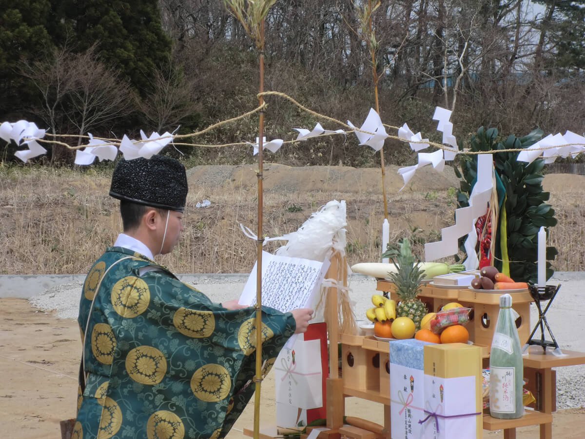 地鎮祭の進行02