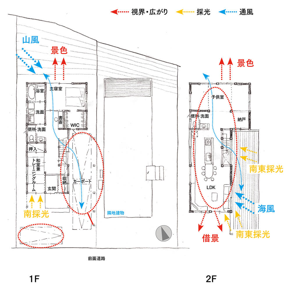 新築住宅プラン提案コンペ 2018 グランプリ作品のプラン図