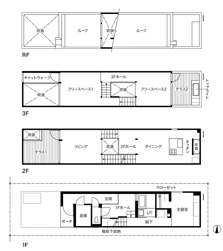 間口が狭くても大丈夫 奥に長い家の上手なつくり方 間取りプラン 家づくりのアイデア Replan リプラン Webmagazine