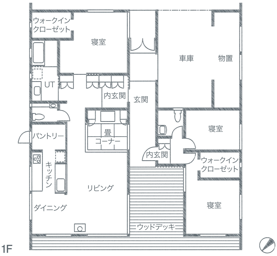 ▶︎事例の詳細はこちらから「ピットリビングが暮らしの余白をもたらす平屋」