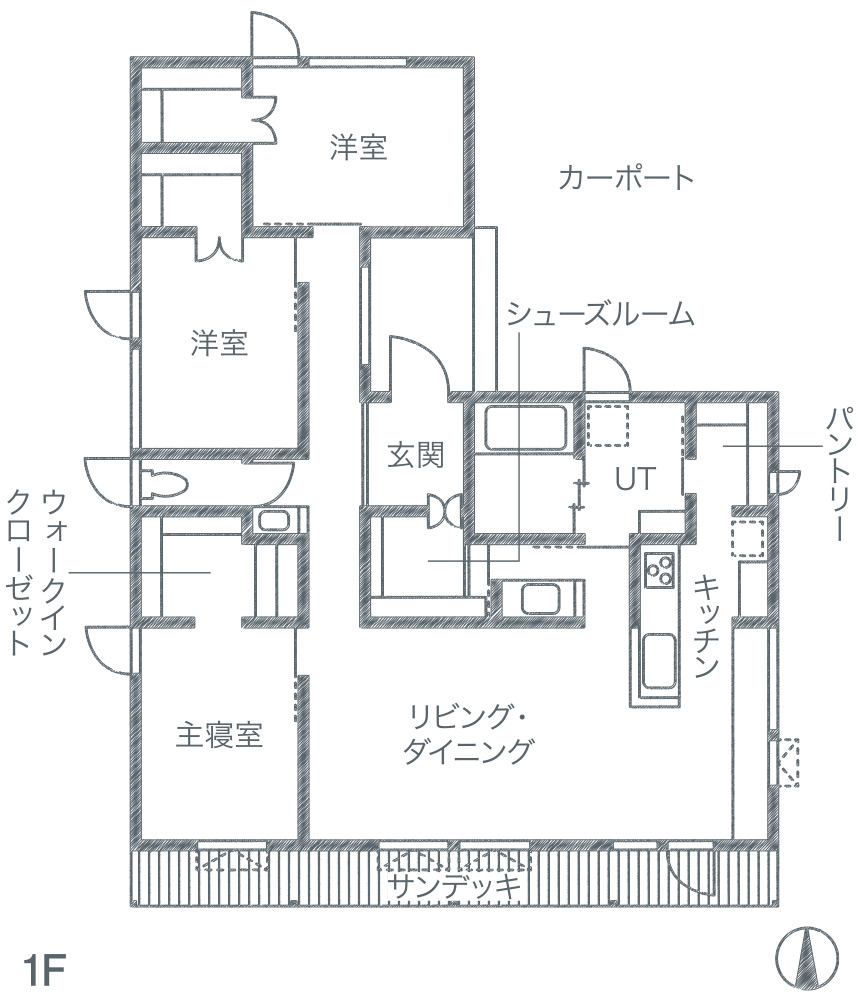 ▶︎事例の詳細はこちらから「ピットリビングが暮らしの余白をもたらす平屋」