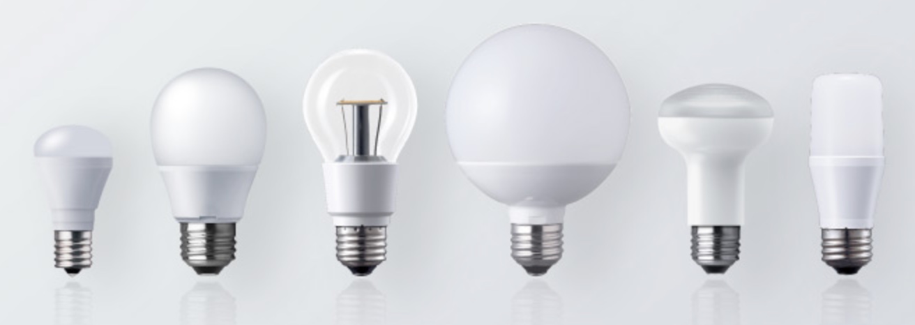 LED電球はサイズや形状のラインナップも豊富