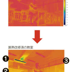 vol.039　断熱改修は教室の暑さ対策にも有効！
