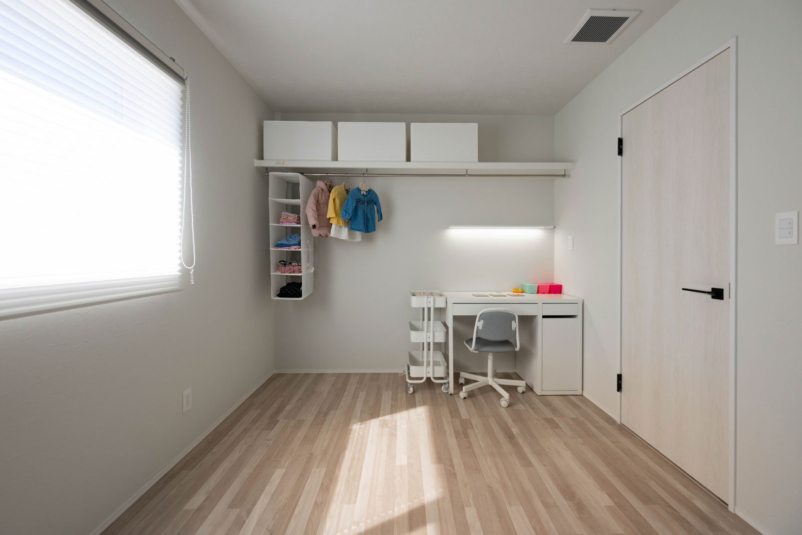 2室設けられた子ども部屋はいずれも4.5帖。長く使えるシンプルな内装が魅力