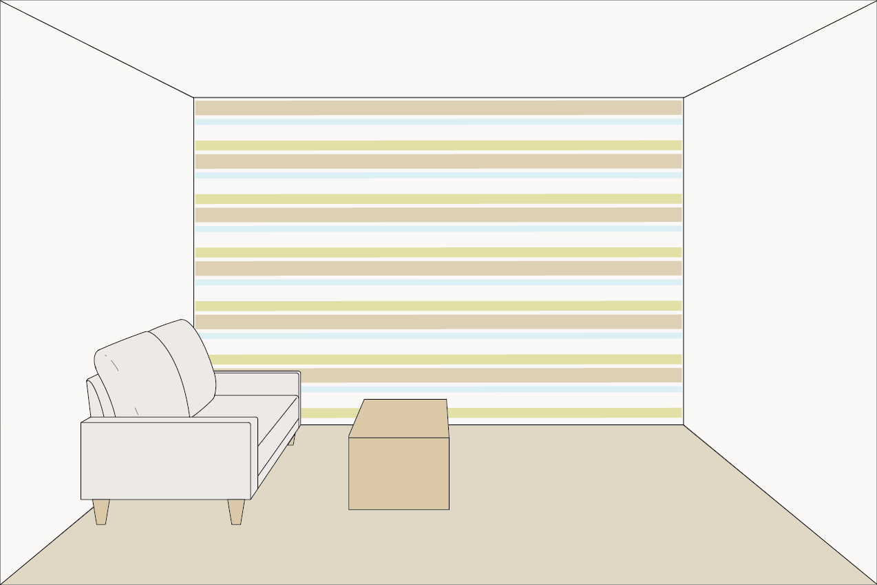 色が濃くなると圧迫感が生まれるので注意