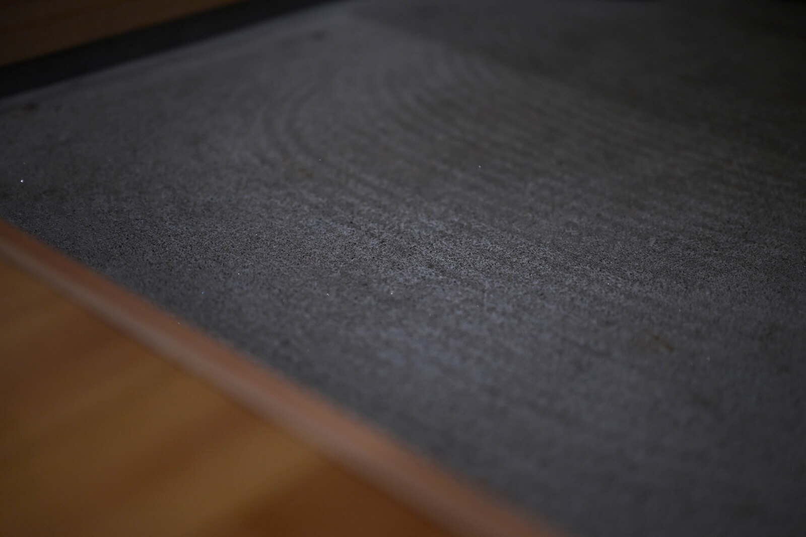 玄関のコンクリートはナチュラルな風合いが魅力的な刷毛引き仕上げにした。表面に凹凸ができるので滑りにくくなる