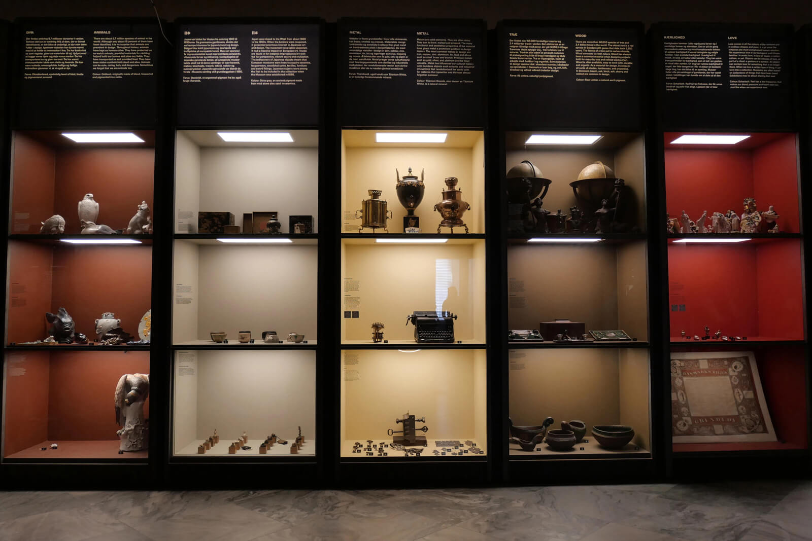 14個の重要なキーテーマに合わせて区分けされた展示。「日本」というテーマの展示もあって少し誇らしい気持ちに