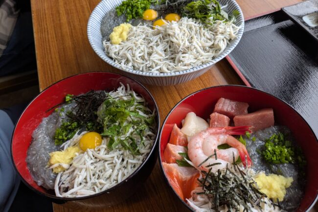 期間限定!寿都町で北海道産の生しらすに舌鼓