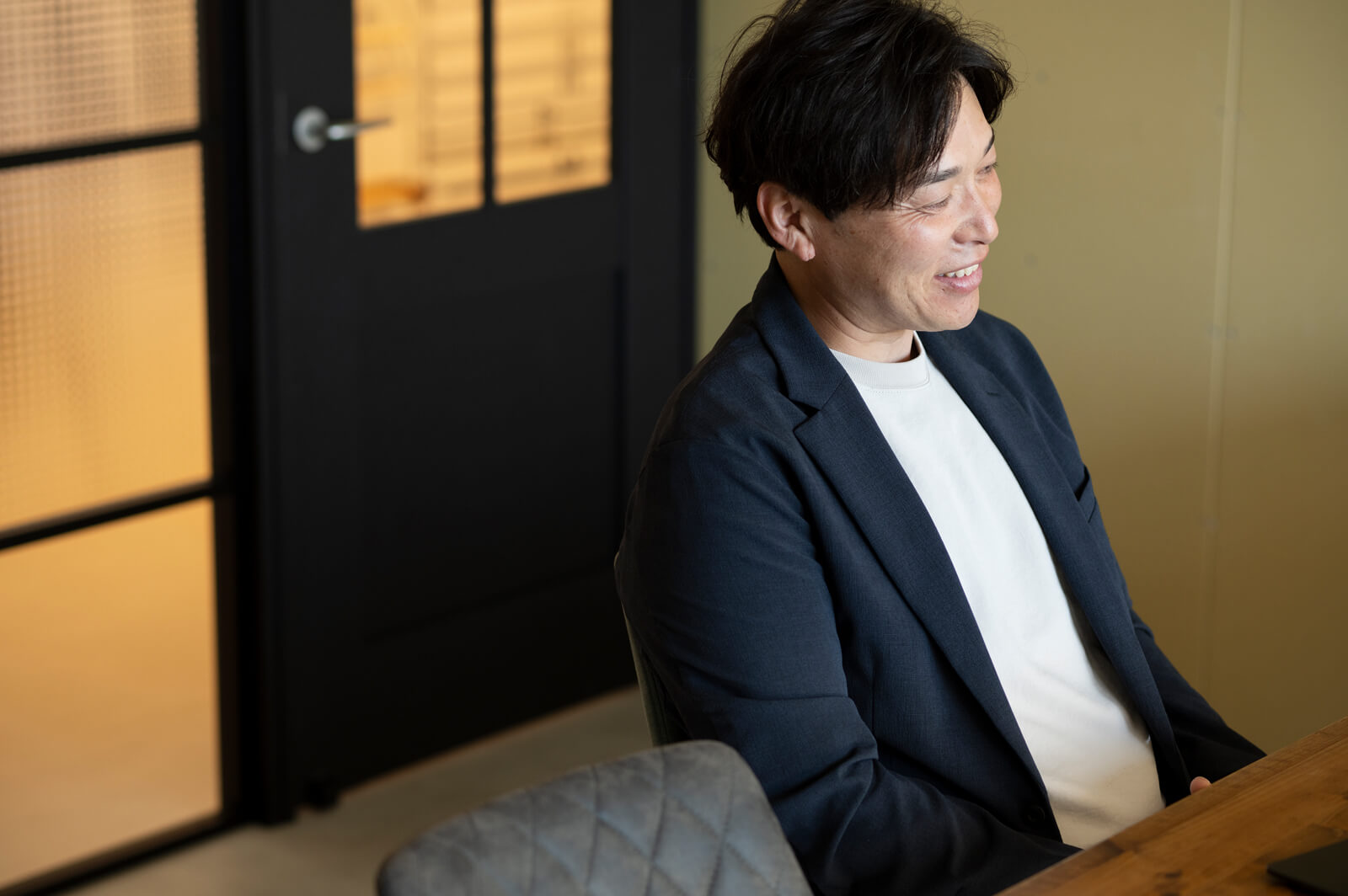 「noc HACHIMAN」のビジョンについて語るリノシア代表の庄子宏和さん