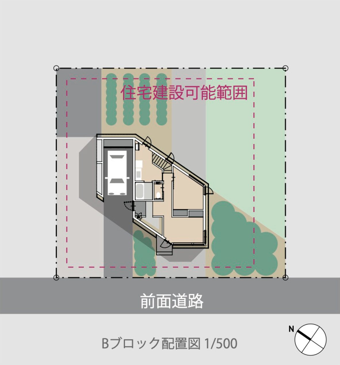 Bブロック配置図